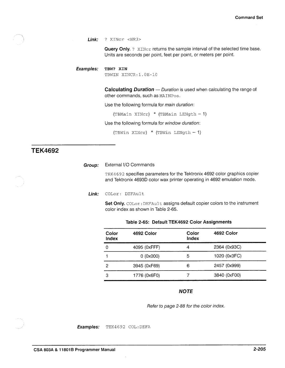 Tektronix 11801B, CSA 803A manual 