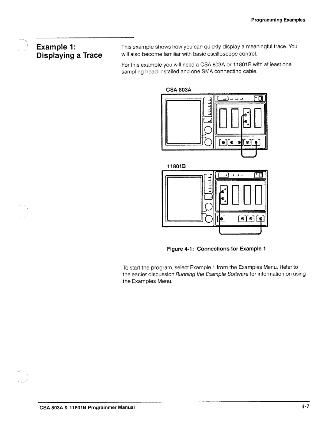 Tektronix 11801B, CSA 803A manual 