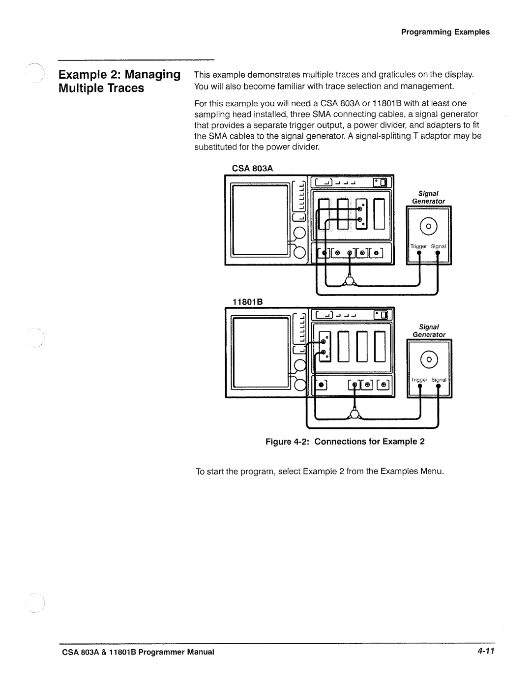 Tektronix 11801B, CSA 803A manual 