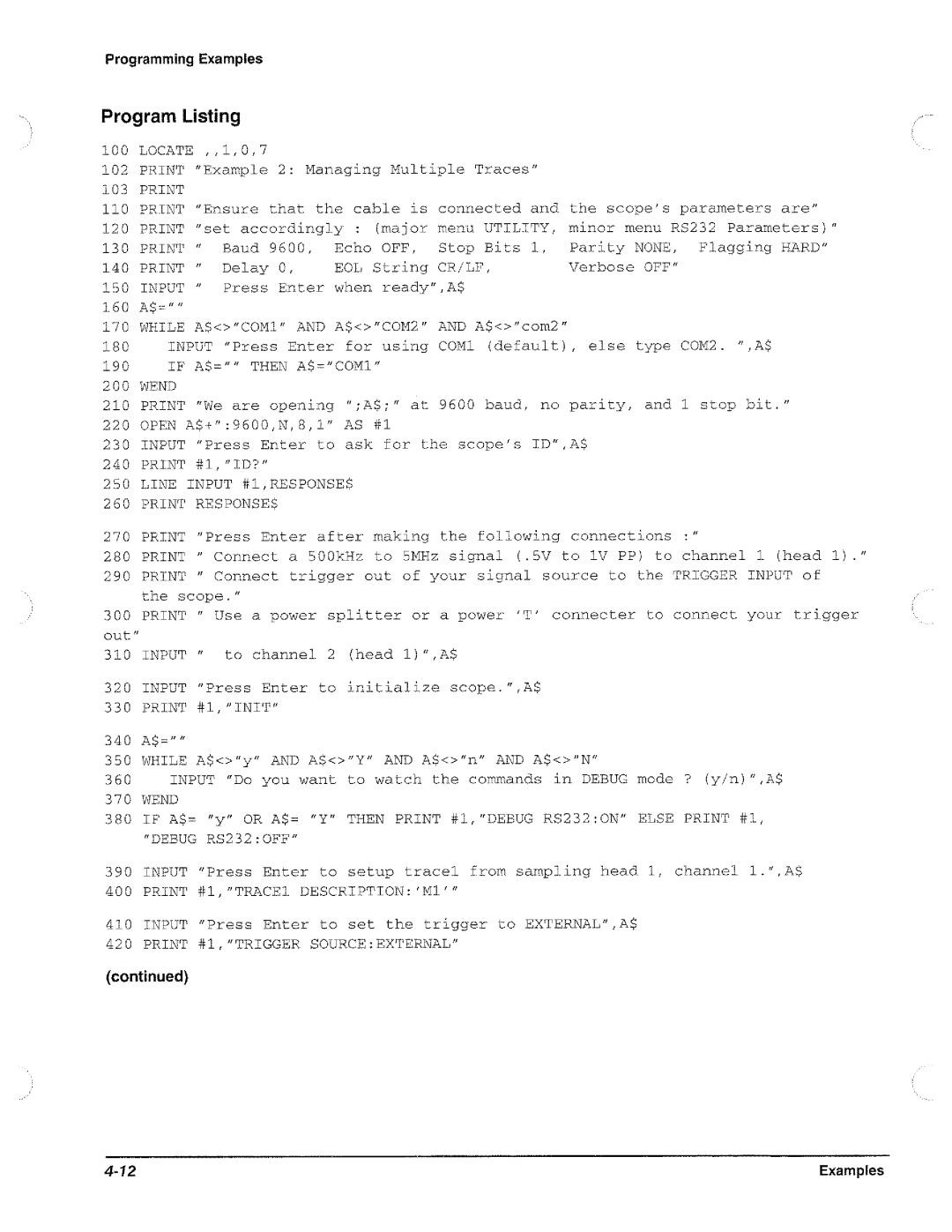 Tektronix CSA 803A, 11801B manual 