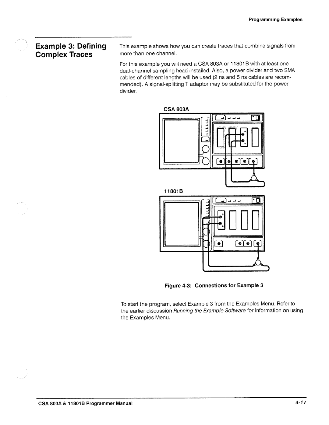 Tektronix 11801B, CSA 803A manual 