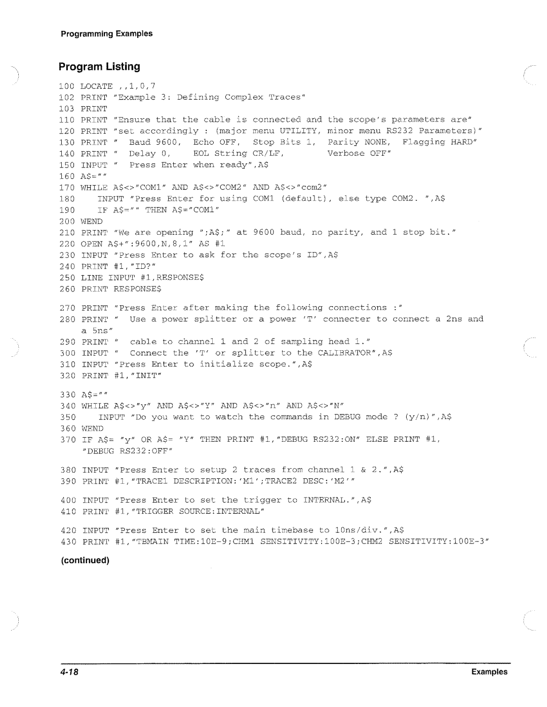 Tektronix CSA 803A, 11801B manual 