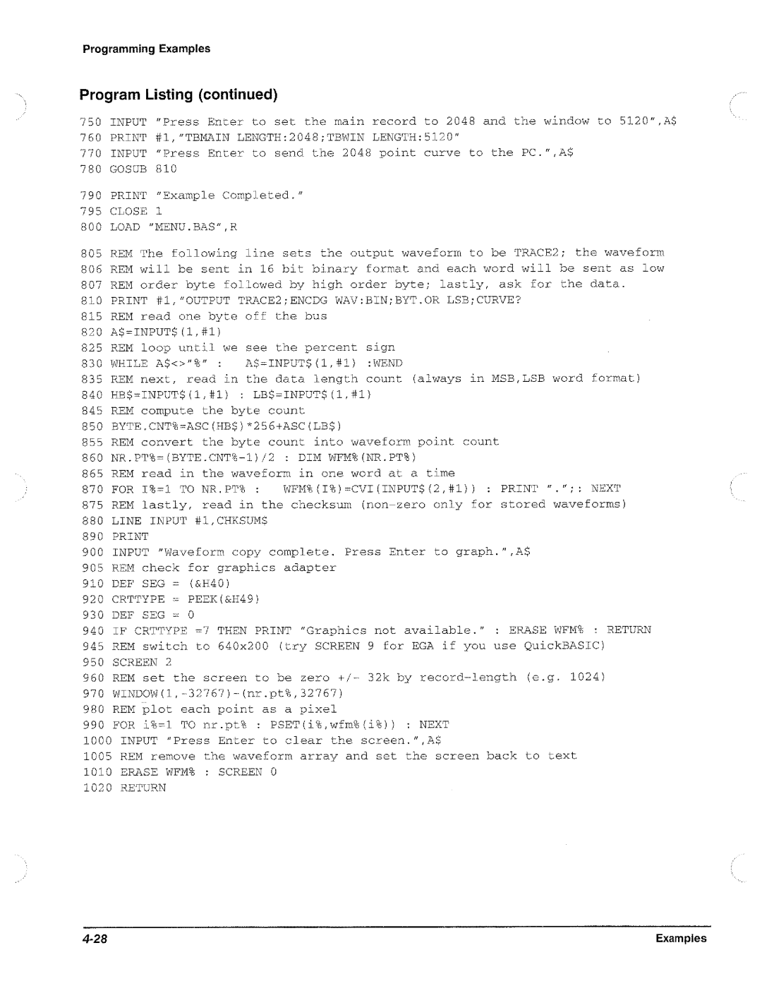 Tektronix CSA 803A, 11801B manual 