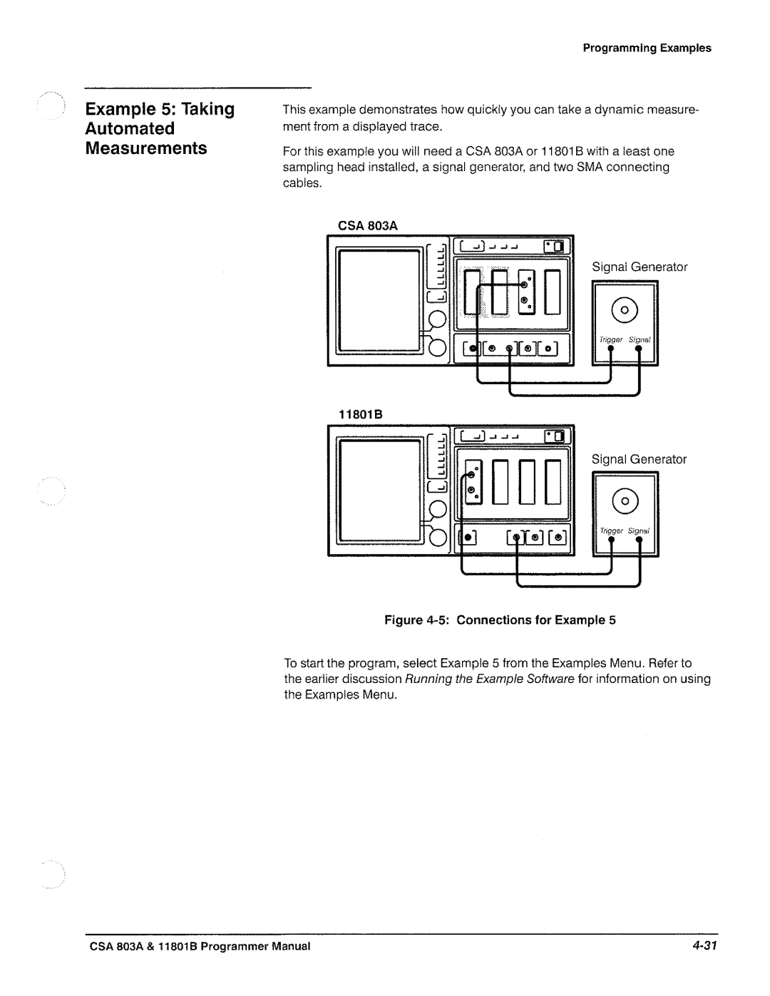 Tektronix 11801B, CSA 803A manual 