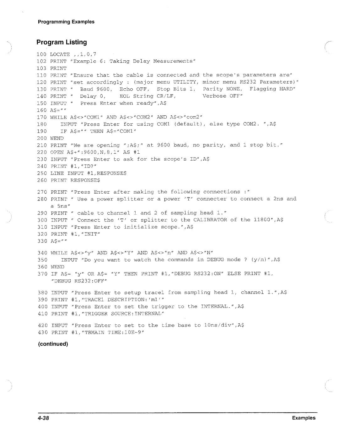 Tektronix CSA 803A, 11801B manual 