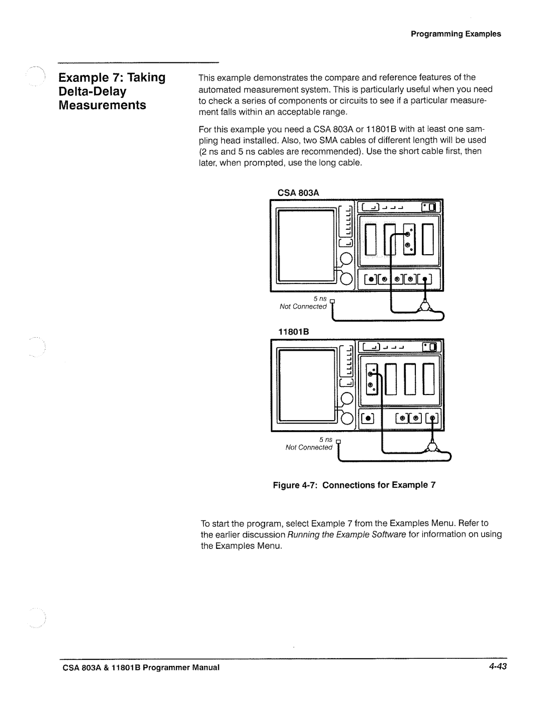 Tektronix 11801B, CSA 803A manual 