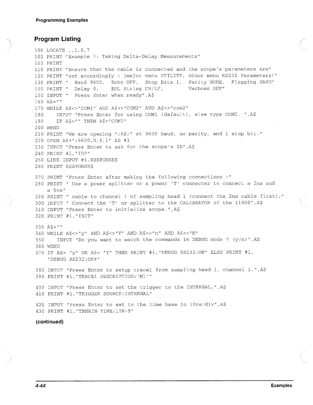 Tektronix CSA 803A, 11801B manual 