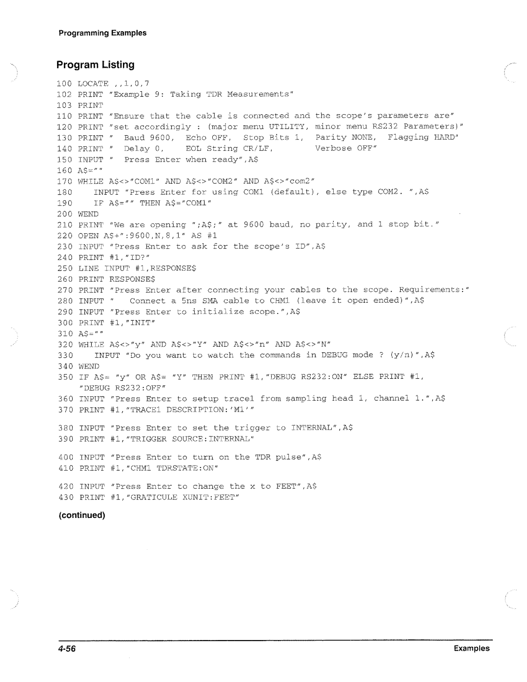 Tektronix CSA 803A, 11801B manual 