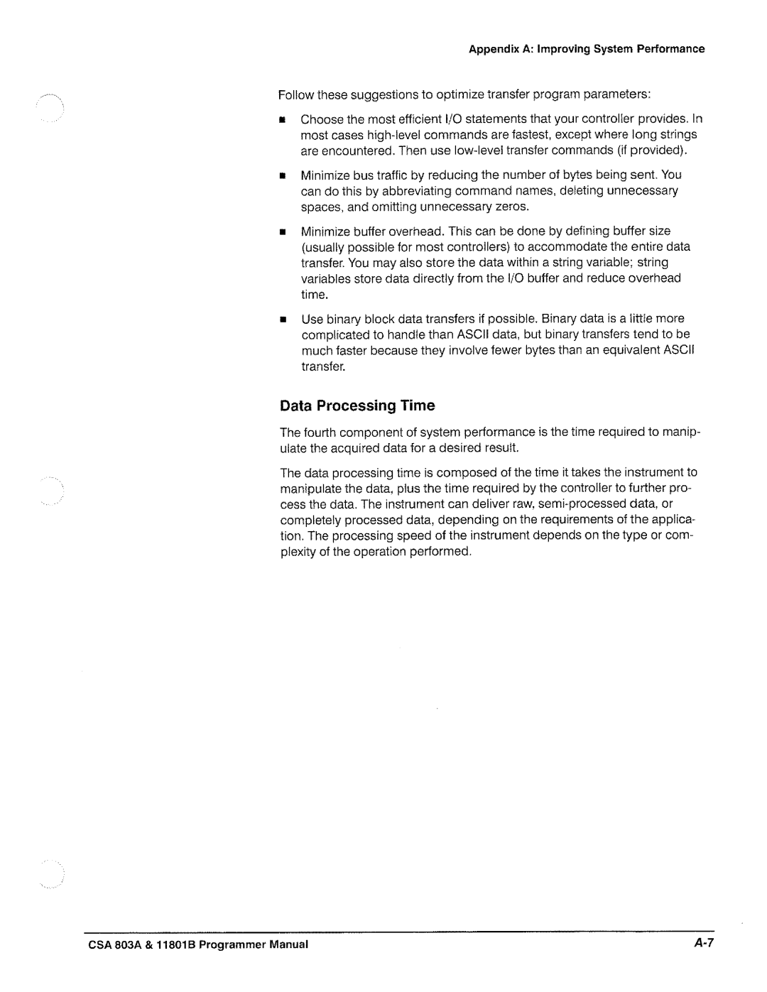 Tektronix 11801B, CSA 803A manual 