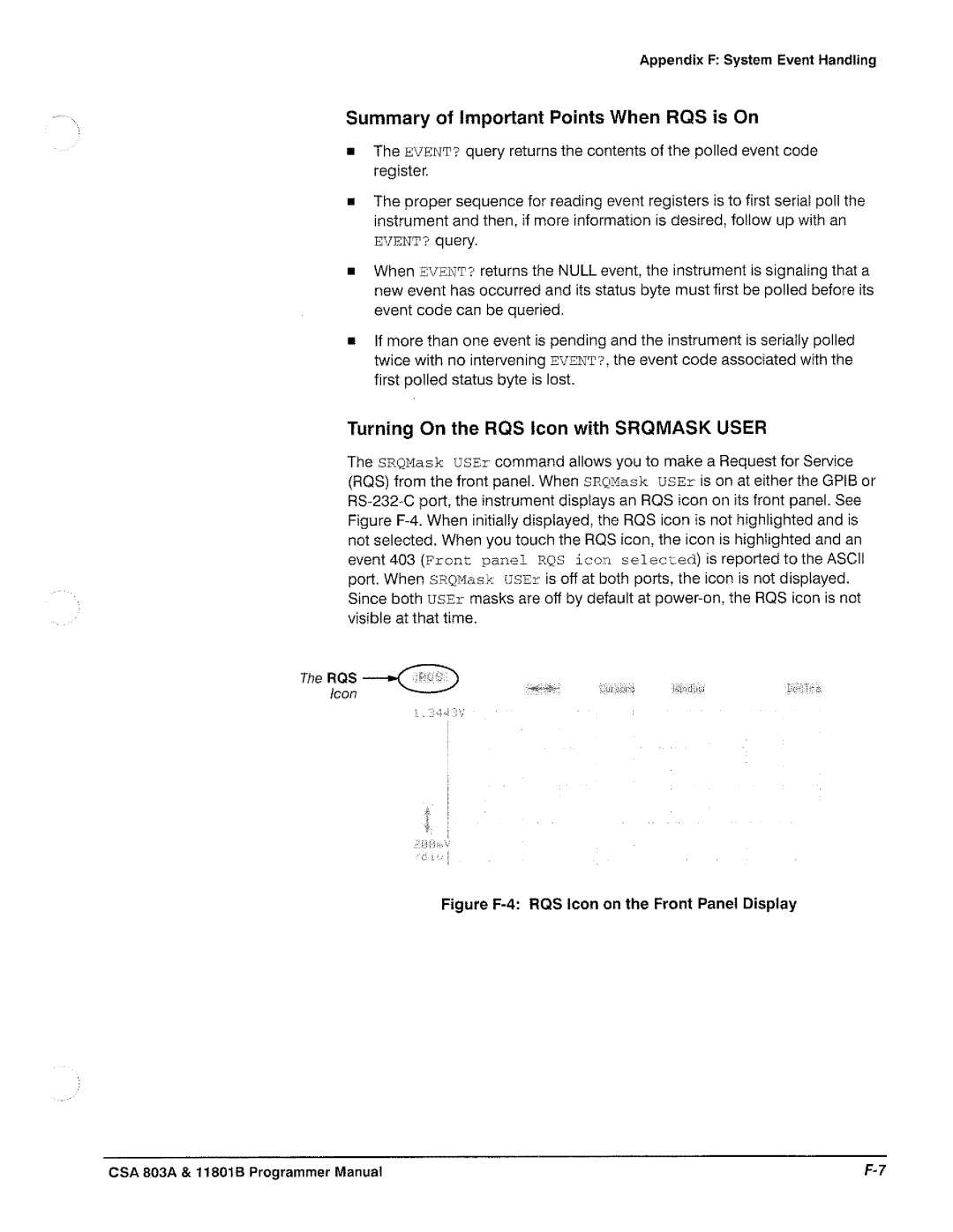 Tektronix 11801B, CSA 803A manual 