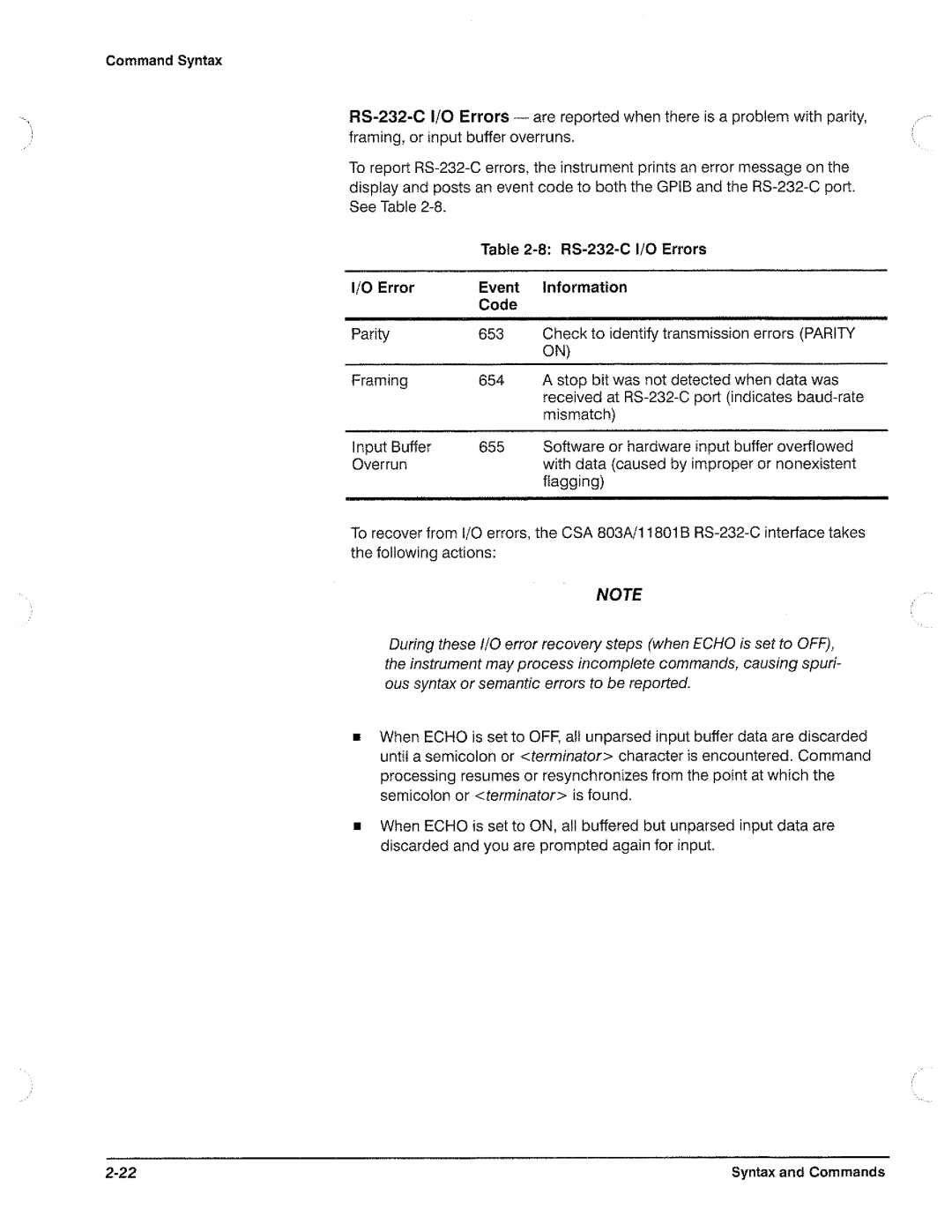 Tektronix CSA 803A, 11801B manual 