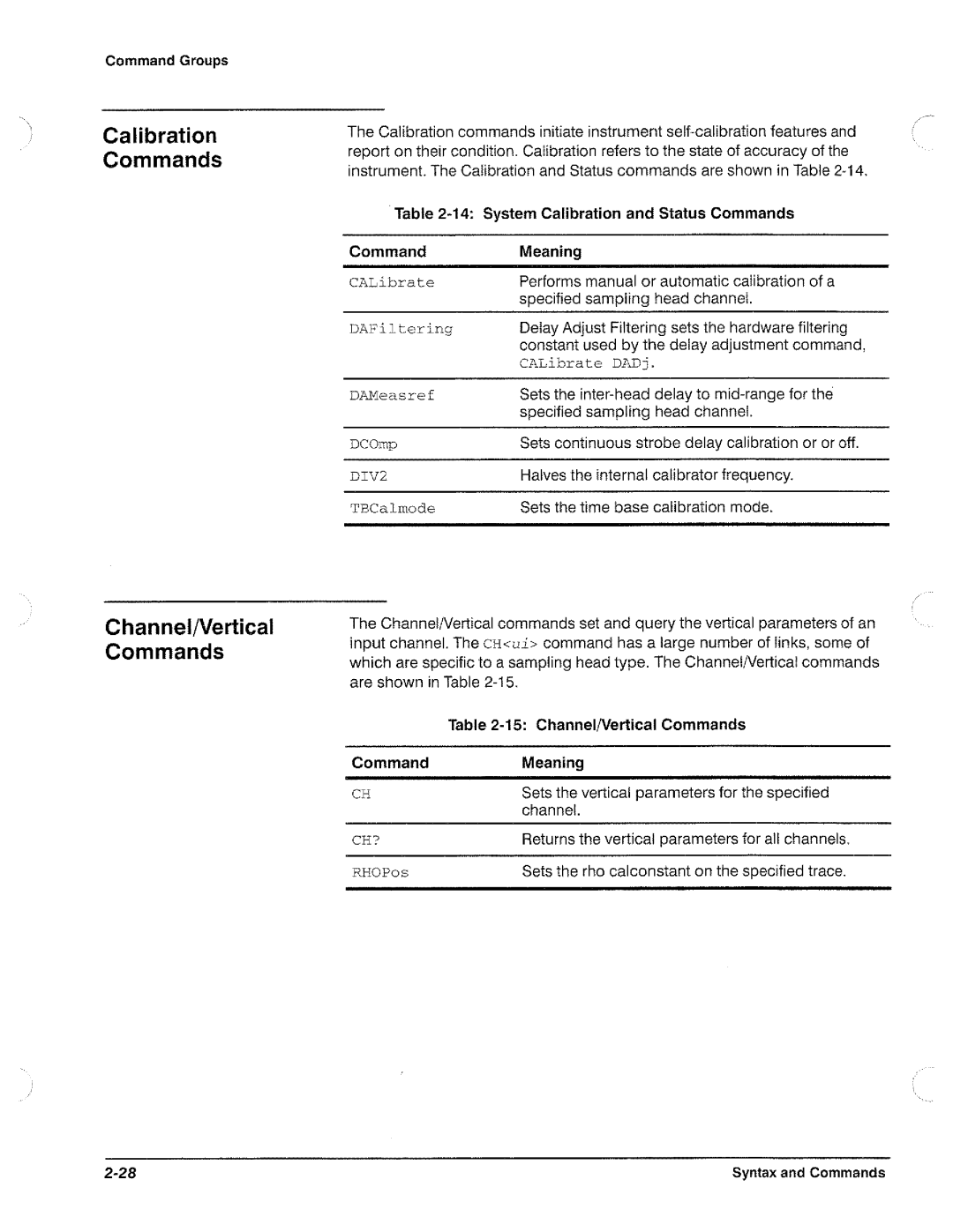 Tektronix CSA 803A, 11801B manual 