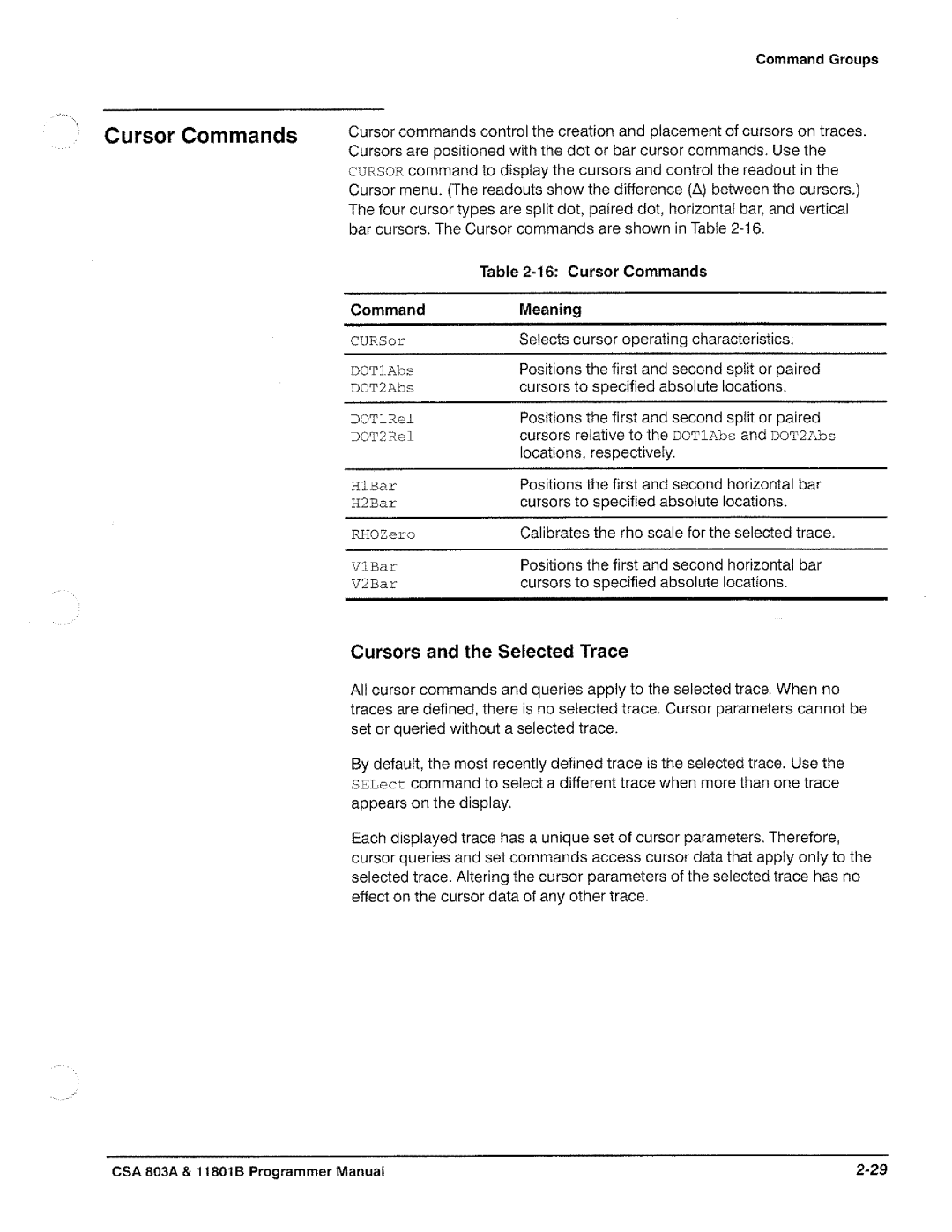 Tektronix 11801B, CSA 803A manual 