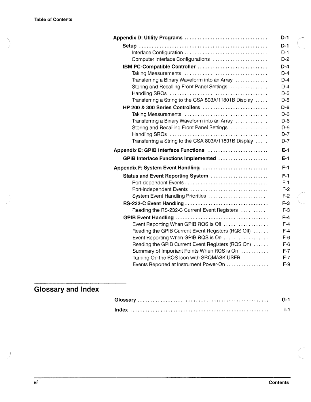 Tektronix CSA 803A, 11801B manual 