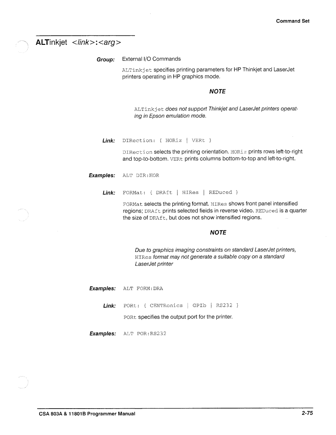 Tektronix 11801B, CSA 803A manual 