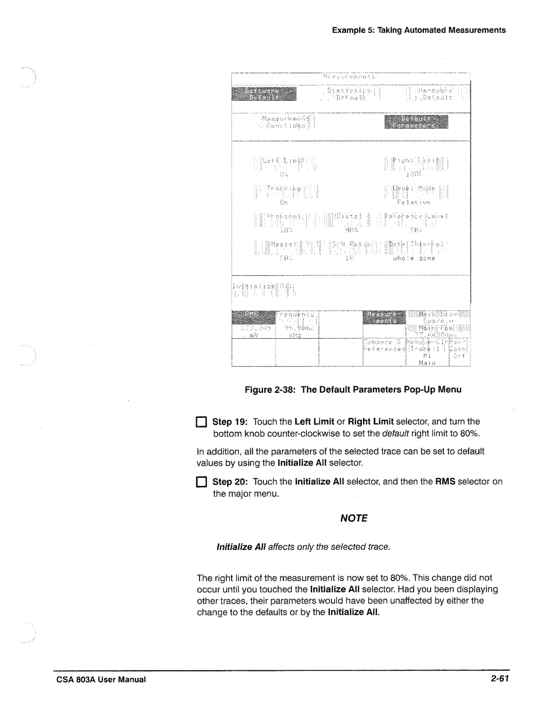 Tektronix CSA 803A manual 