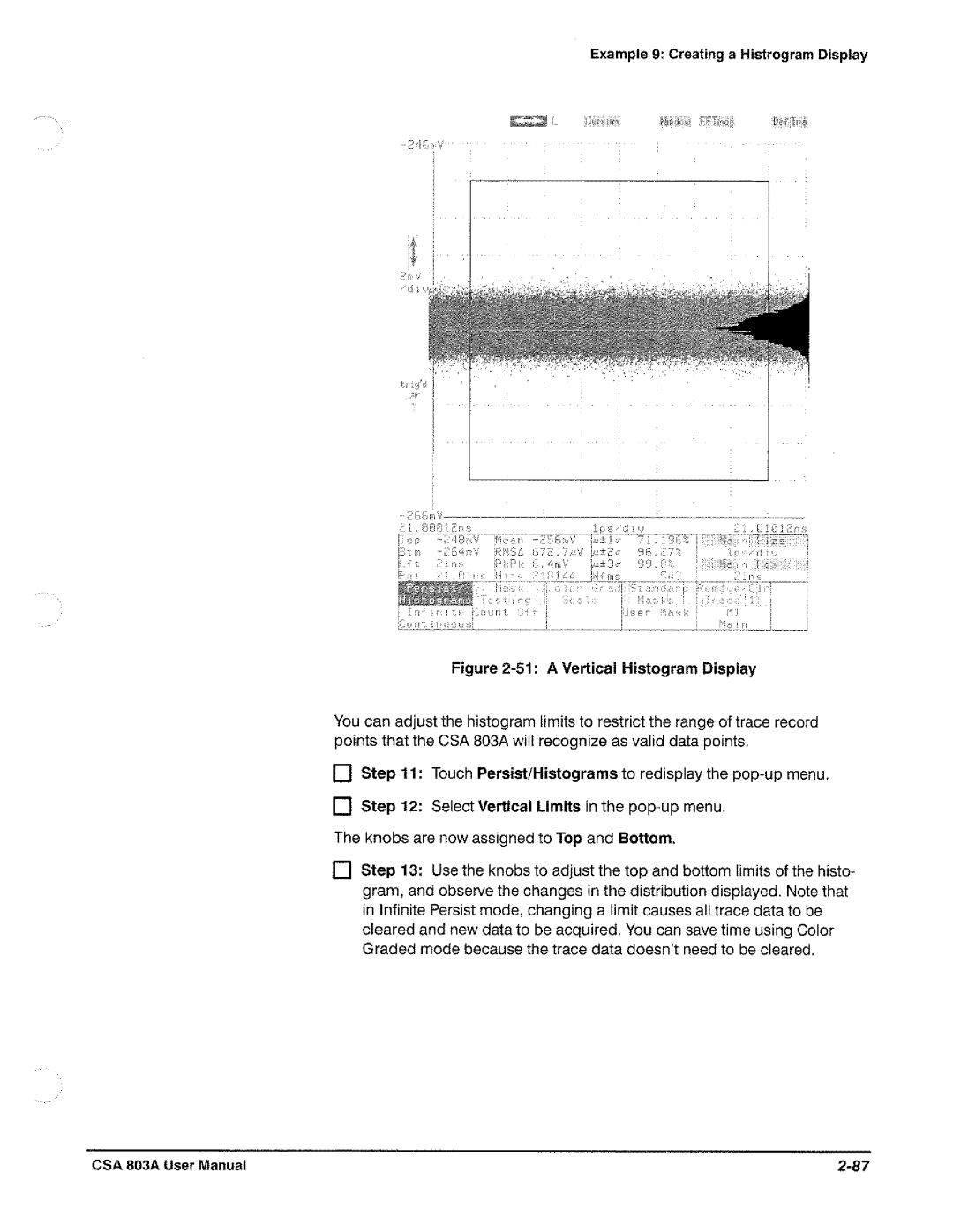 Tektronix CSA 803A manual 