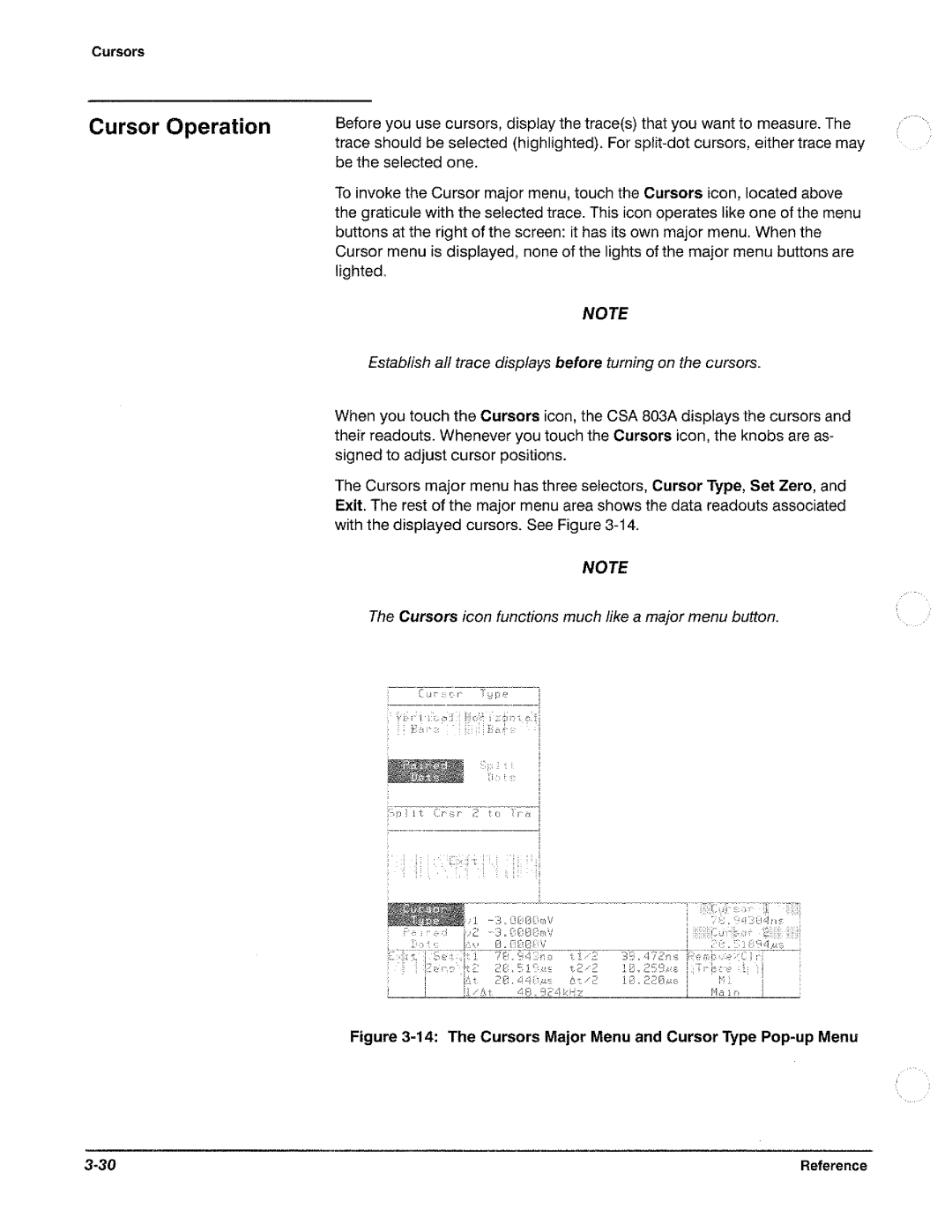 Tektronix CSA 803A manual 