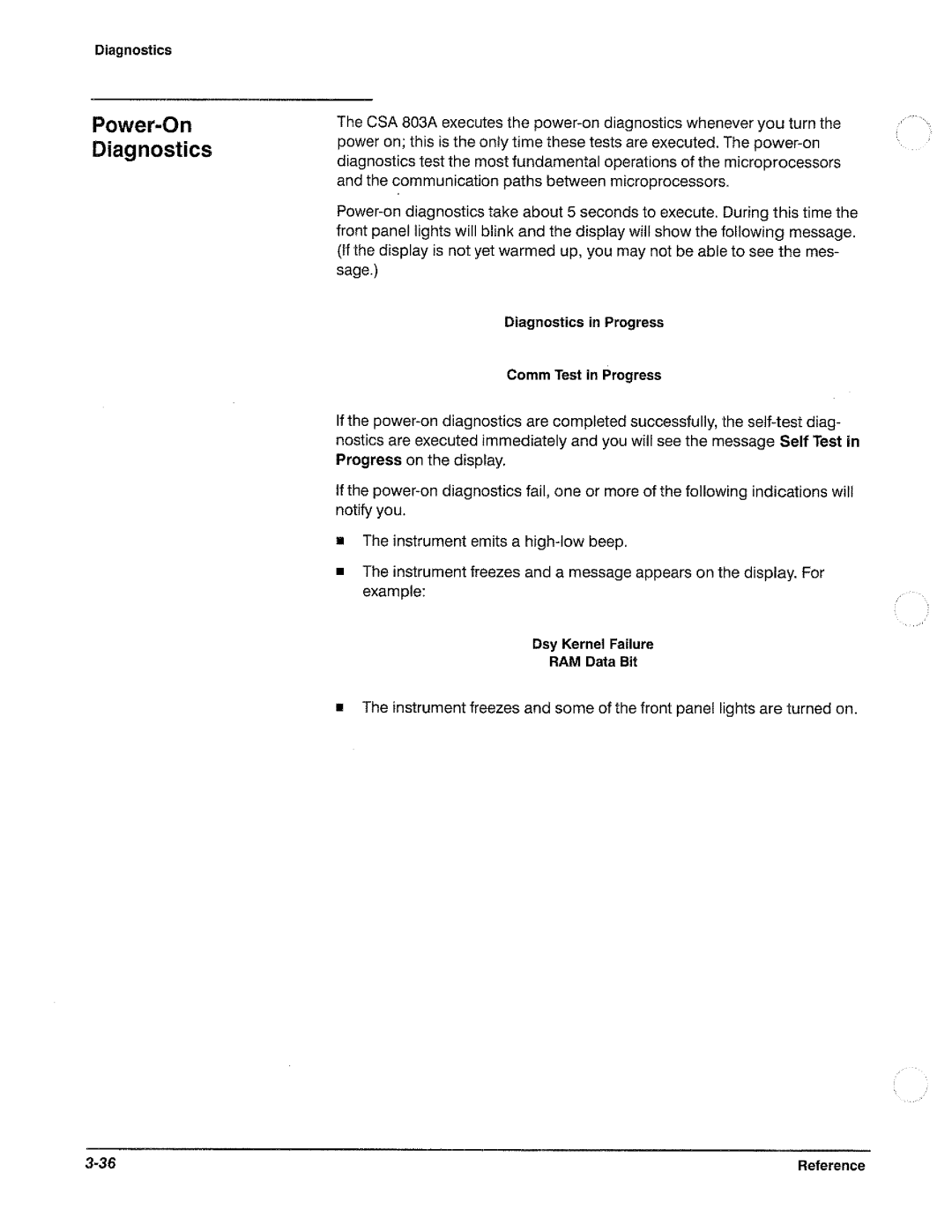 Tektronix CSA 803A manual 