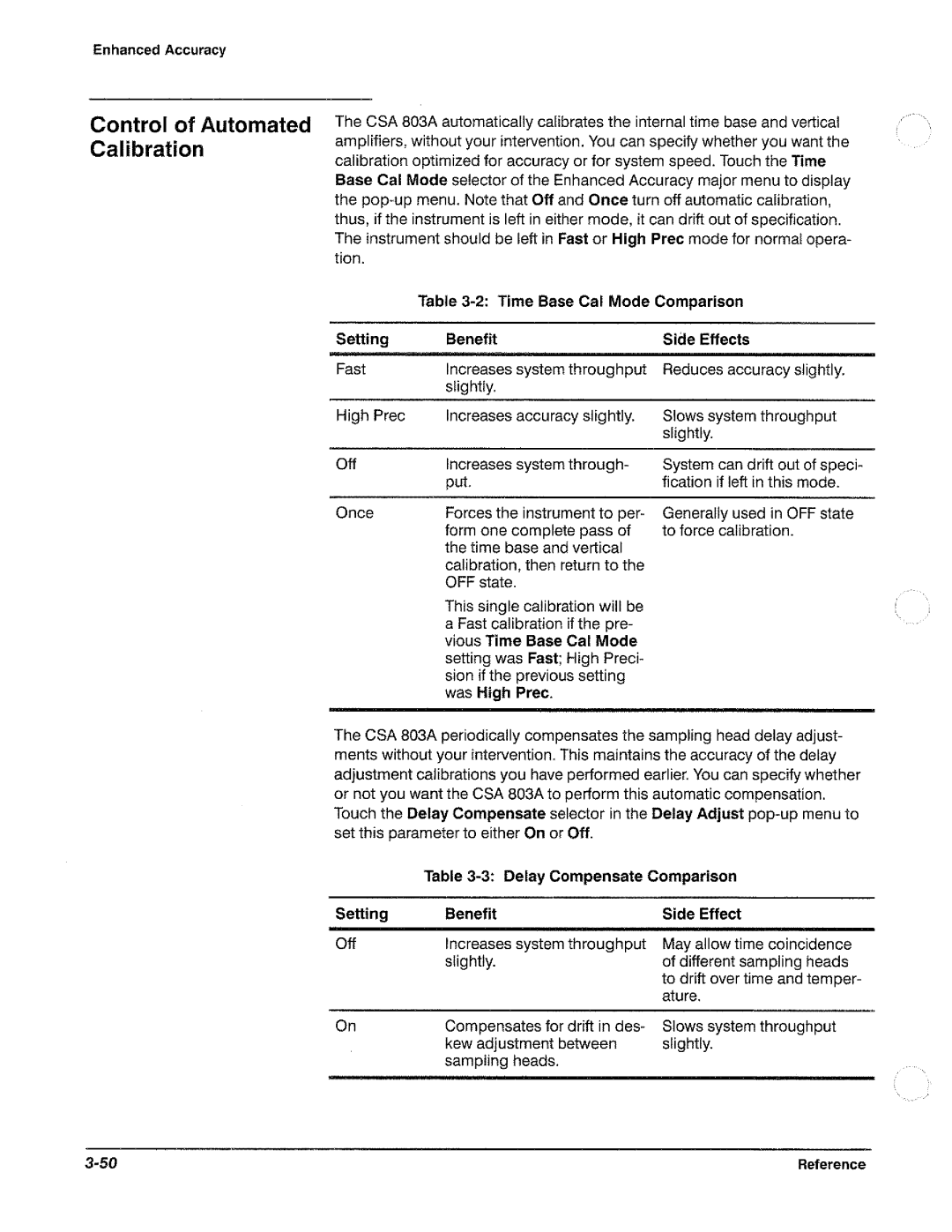 Tektronix CSA 803A manual 