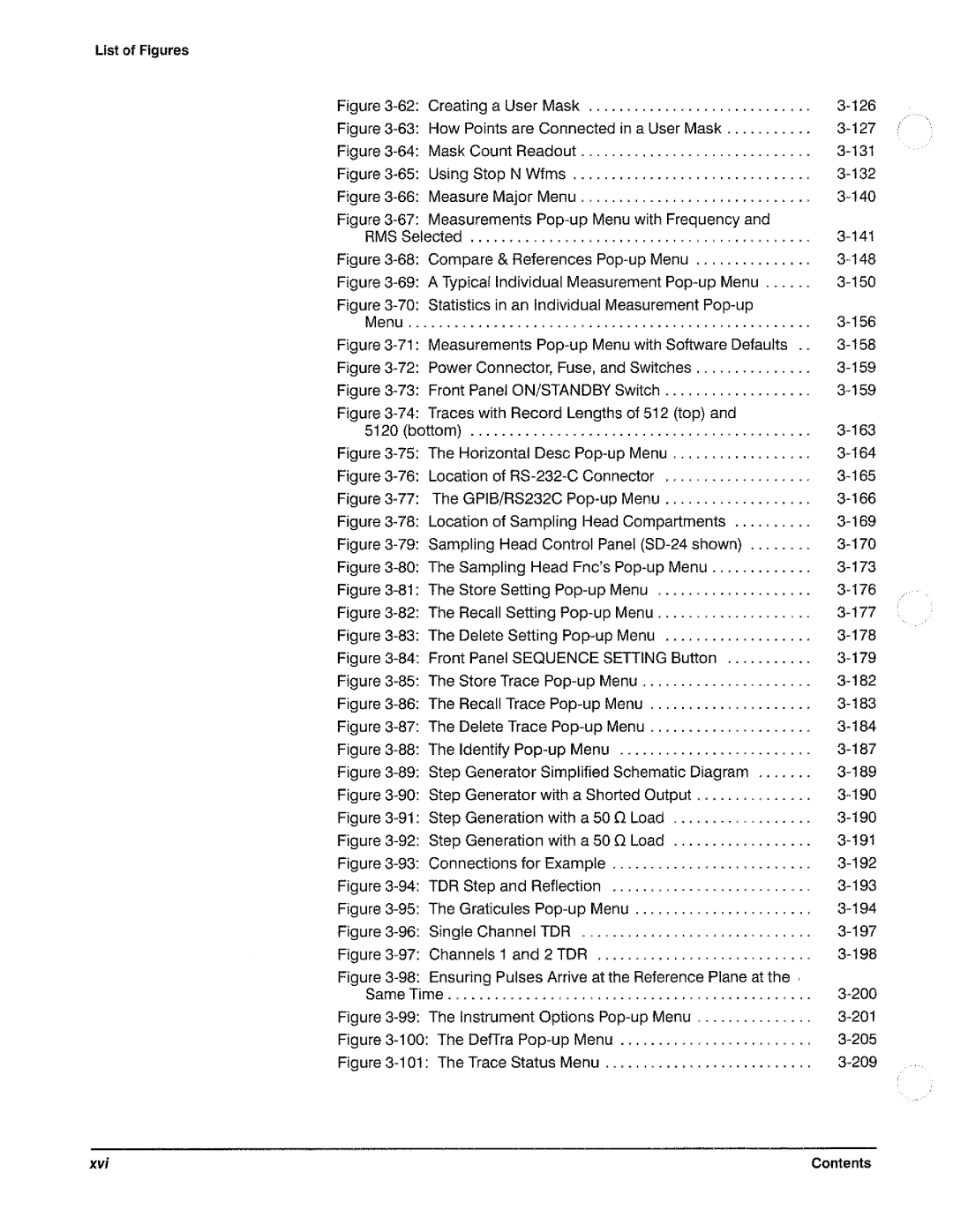 Tektronix CSA 803A manual 