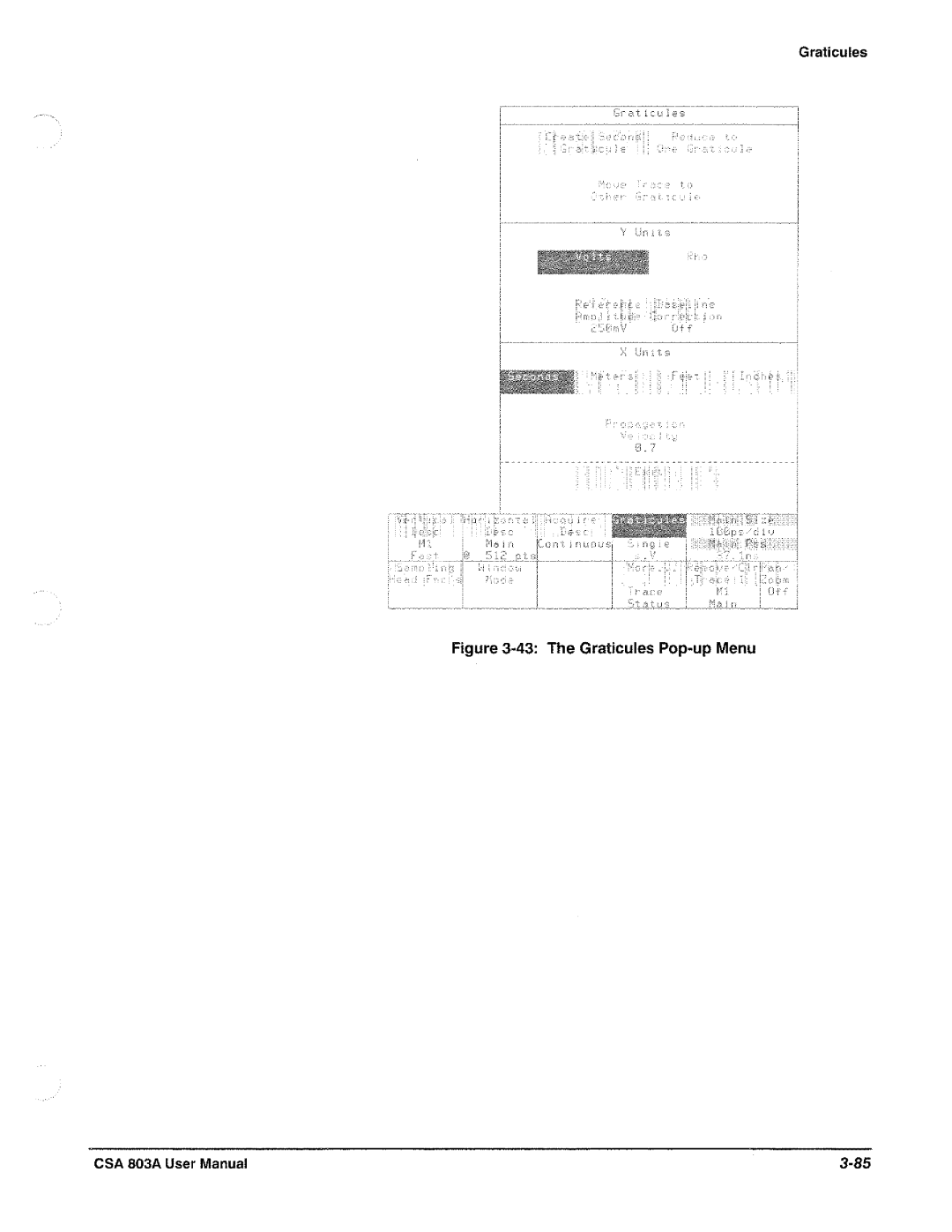 Tektronix CSA 803A manual 