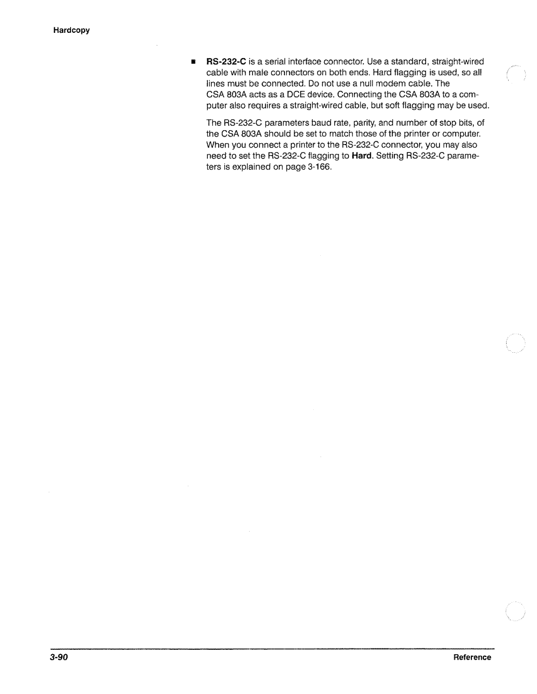 Tektronix CSA 803A manual 