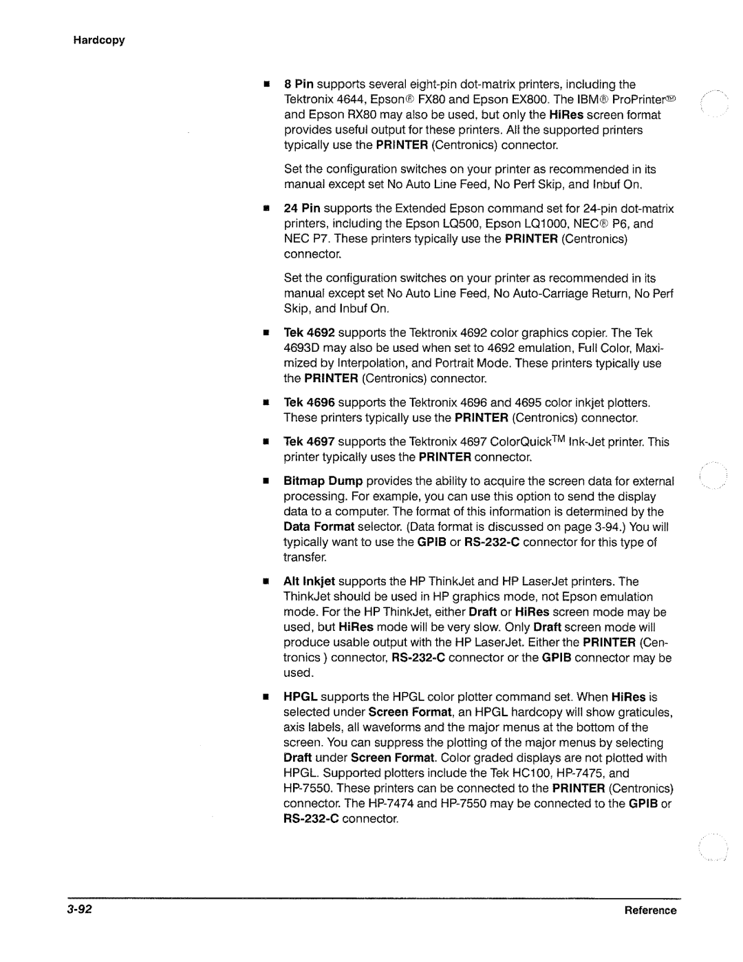 Tektronix CSA 803A manual 