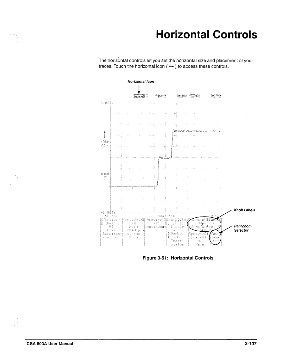 Tektronix CSA 803A manual 