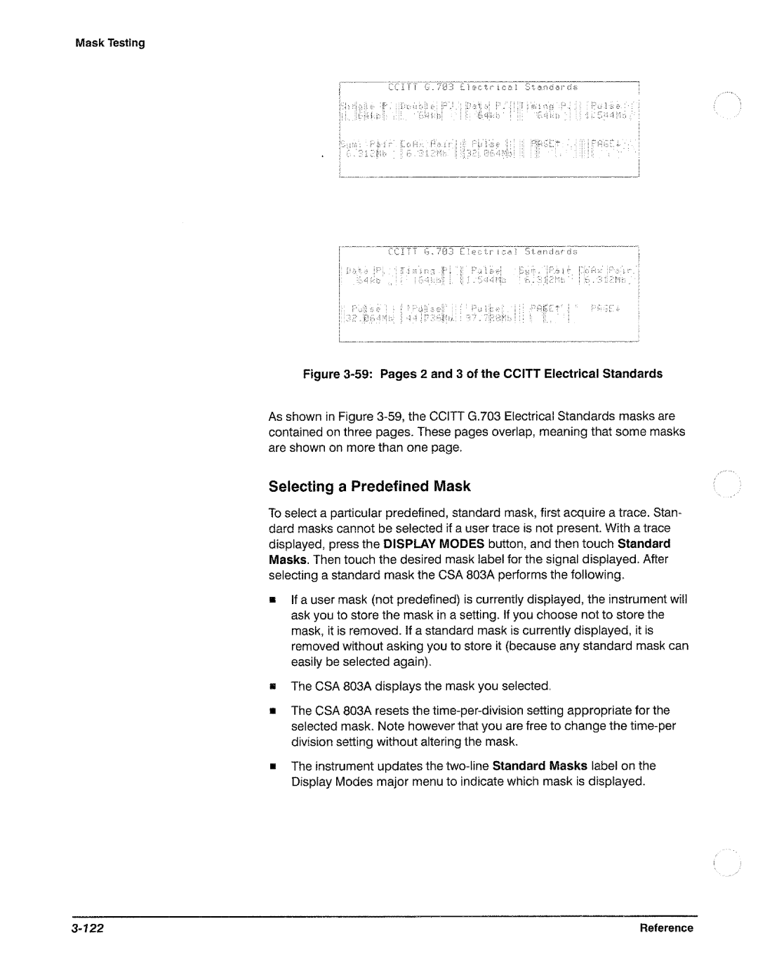 Tektronix CSA 803A manual 