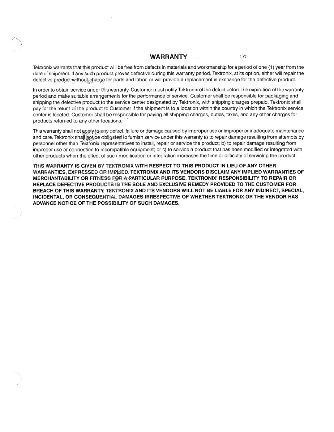 Tektronix CSA 803A manual 