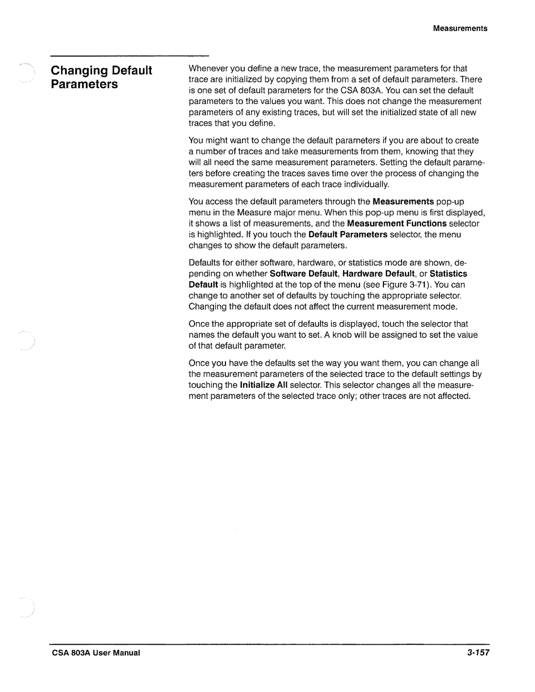 Tektronix CSA 803A manual 