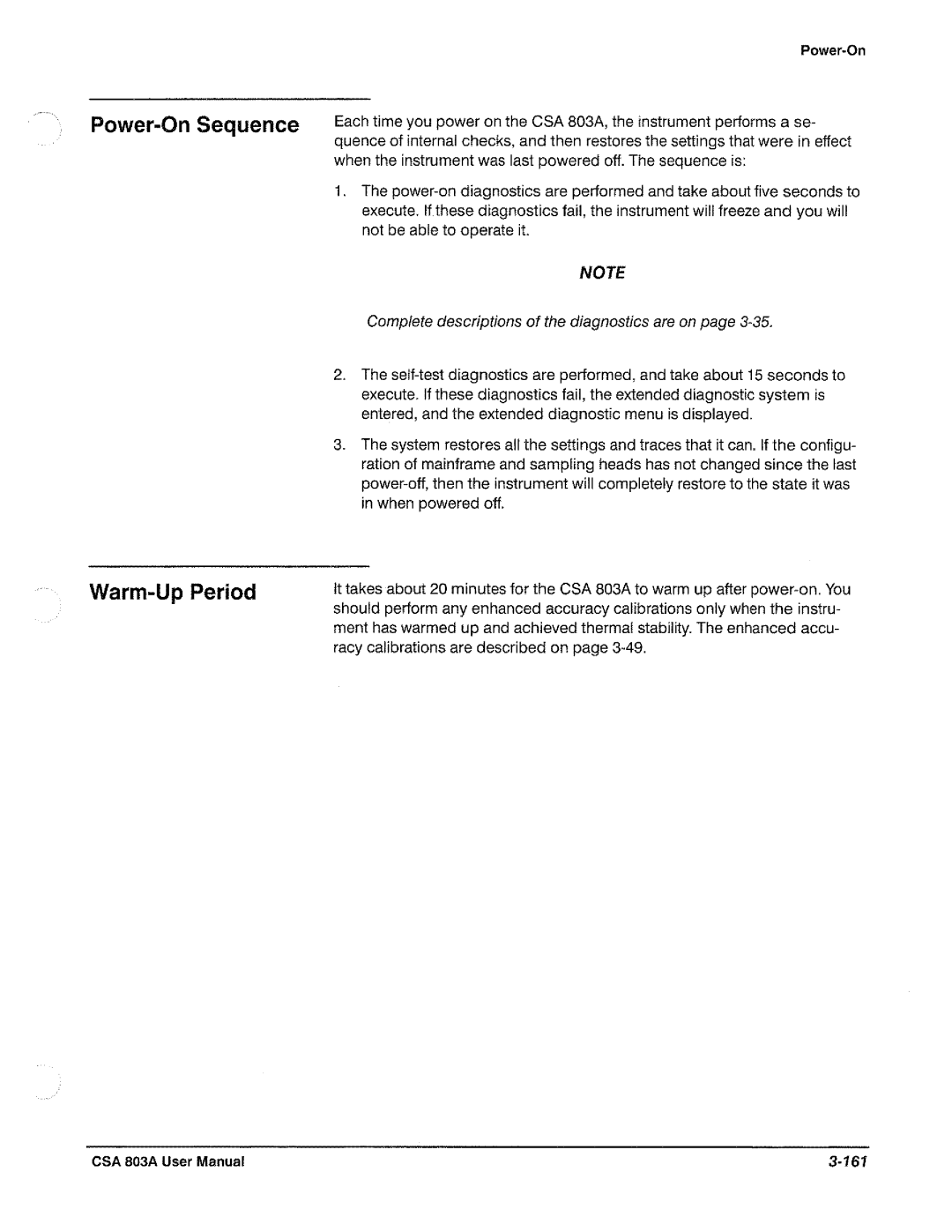 Tektronix CSA 803A manual 