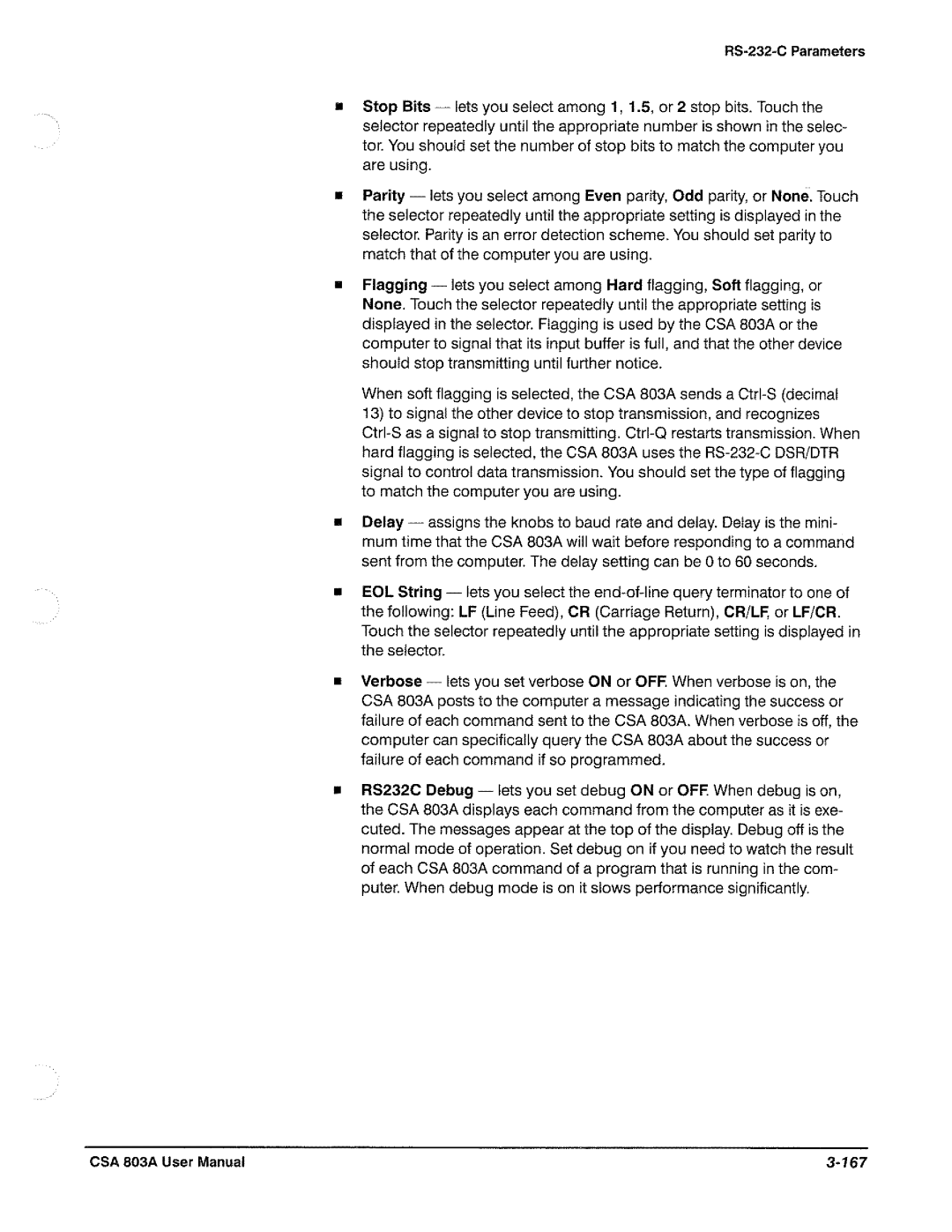 Tektronix CSA 803A manual 