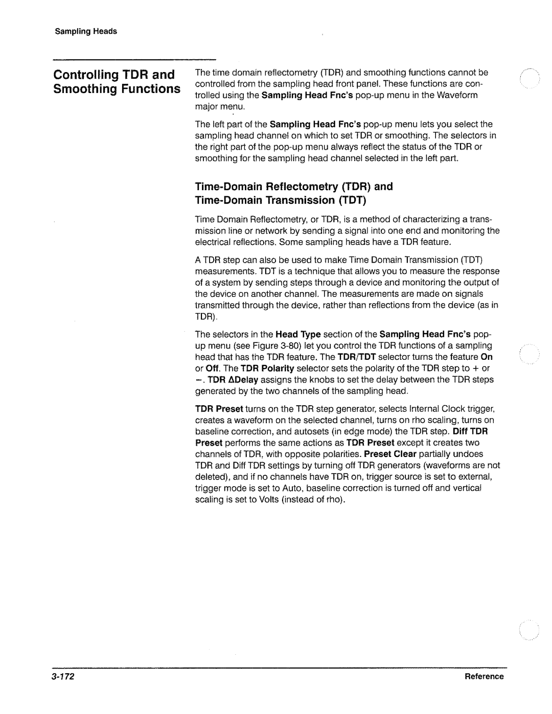 Tektronix CSA 803A manual 