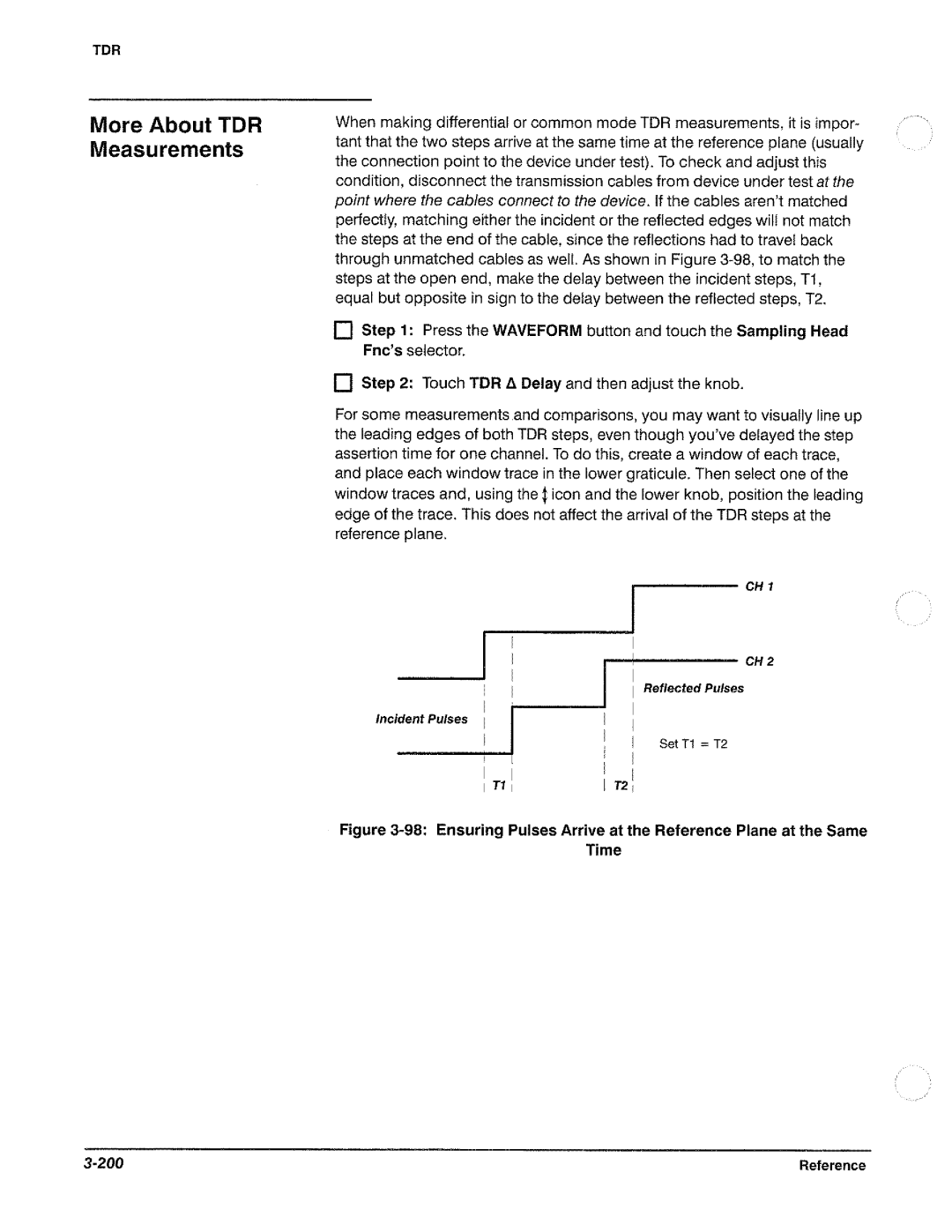 Tektronix CSA 803A manual 