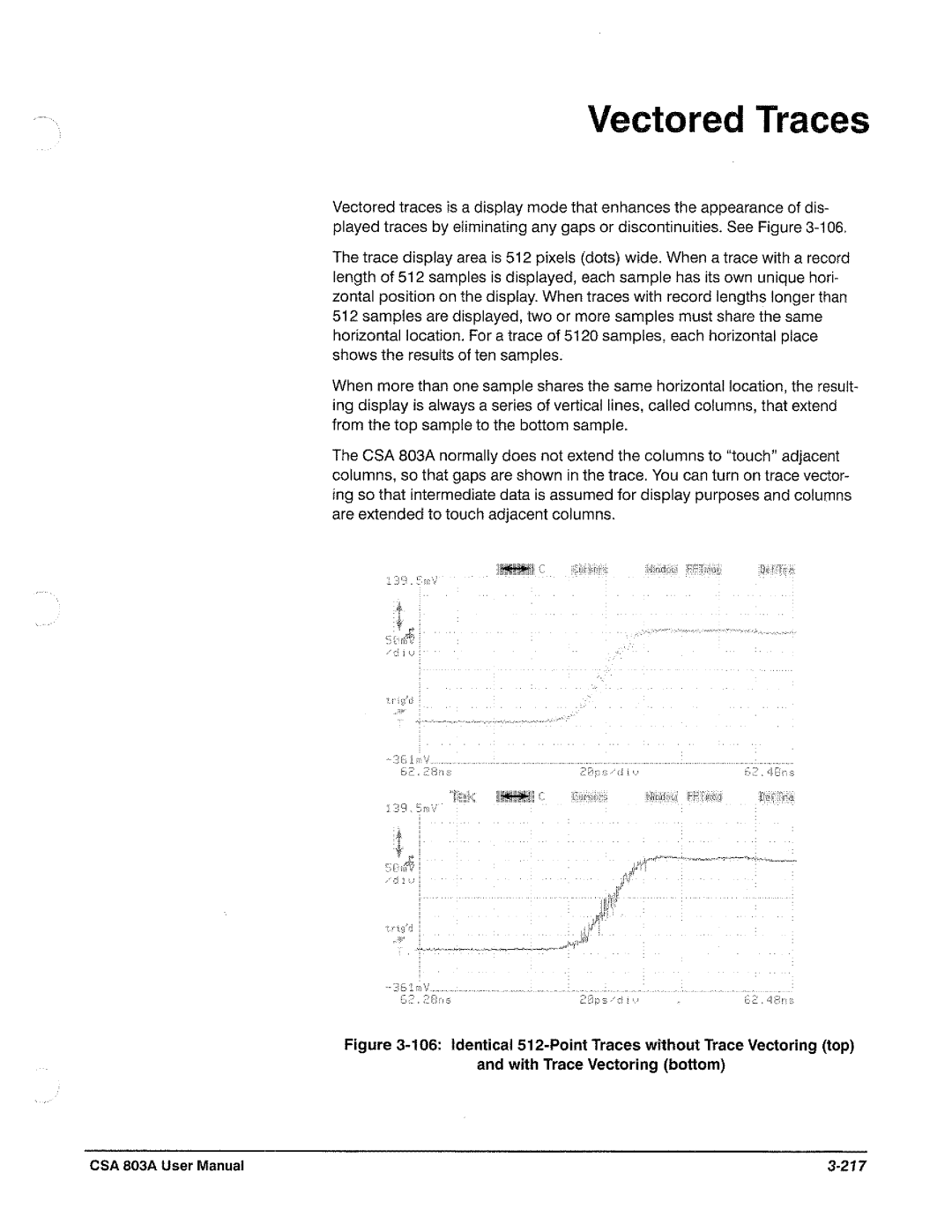 Tektronix CSA 803A manual 