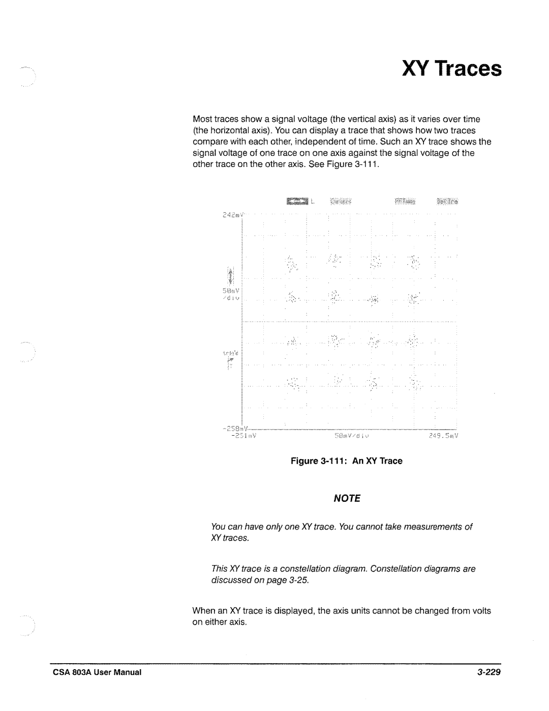 Tektronix CSA 803A manual 