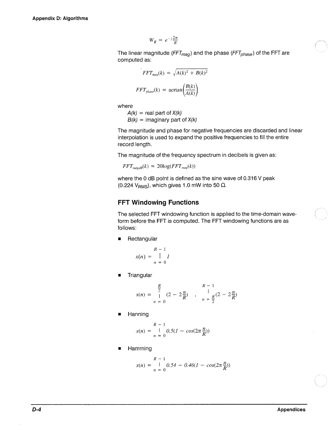 Tektronix CSA 803A manual 