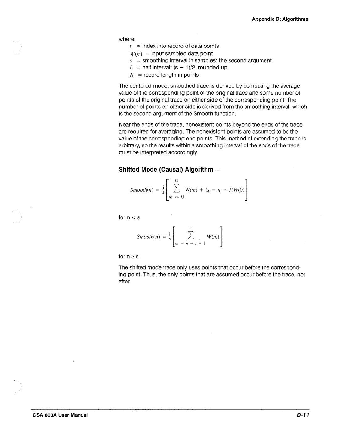 Tektronix CSA 803A manual 