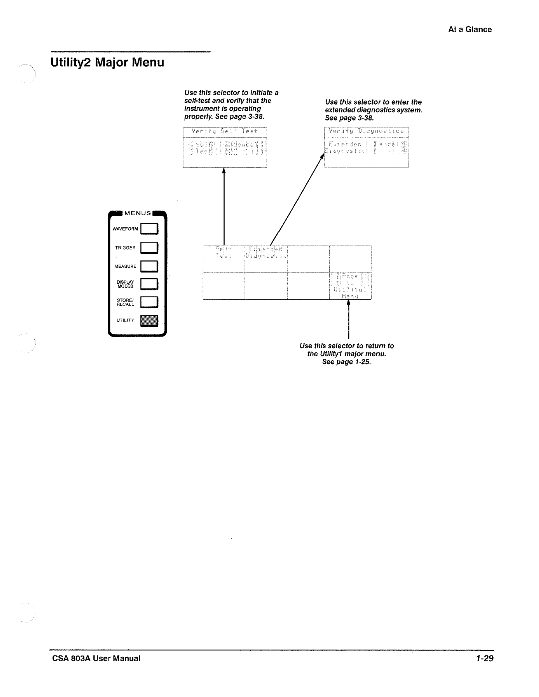 Tektronix CSA 803A manual 