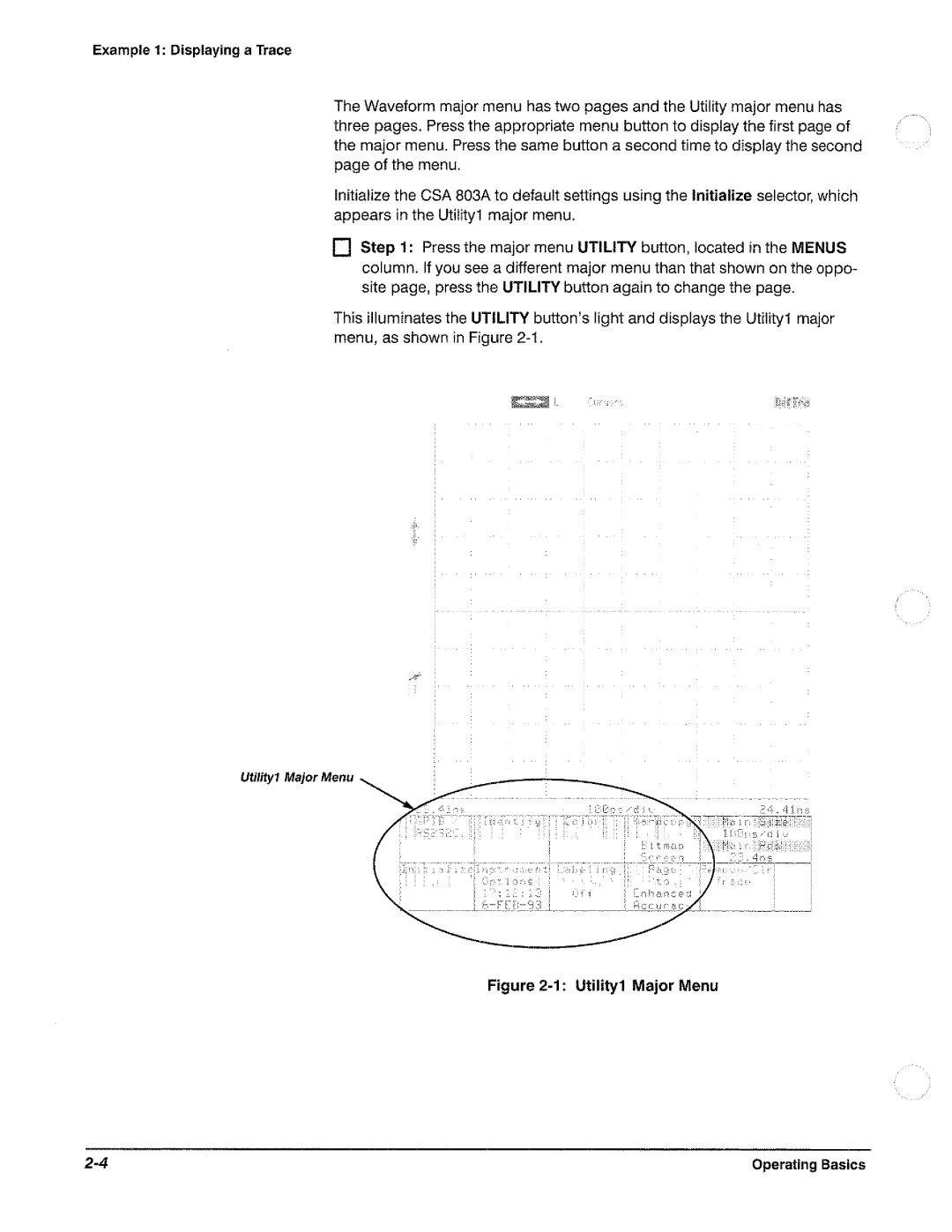 Tektronix CSA 803A manual 