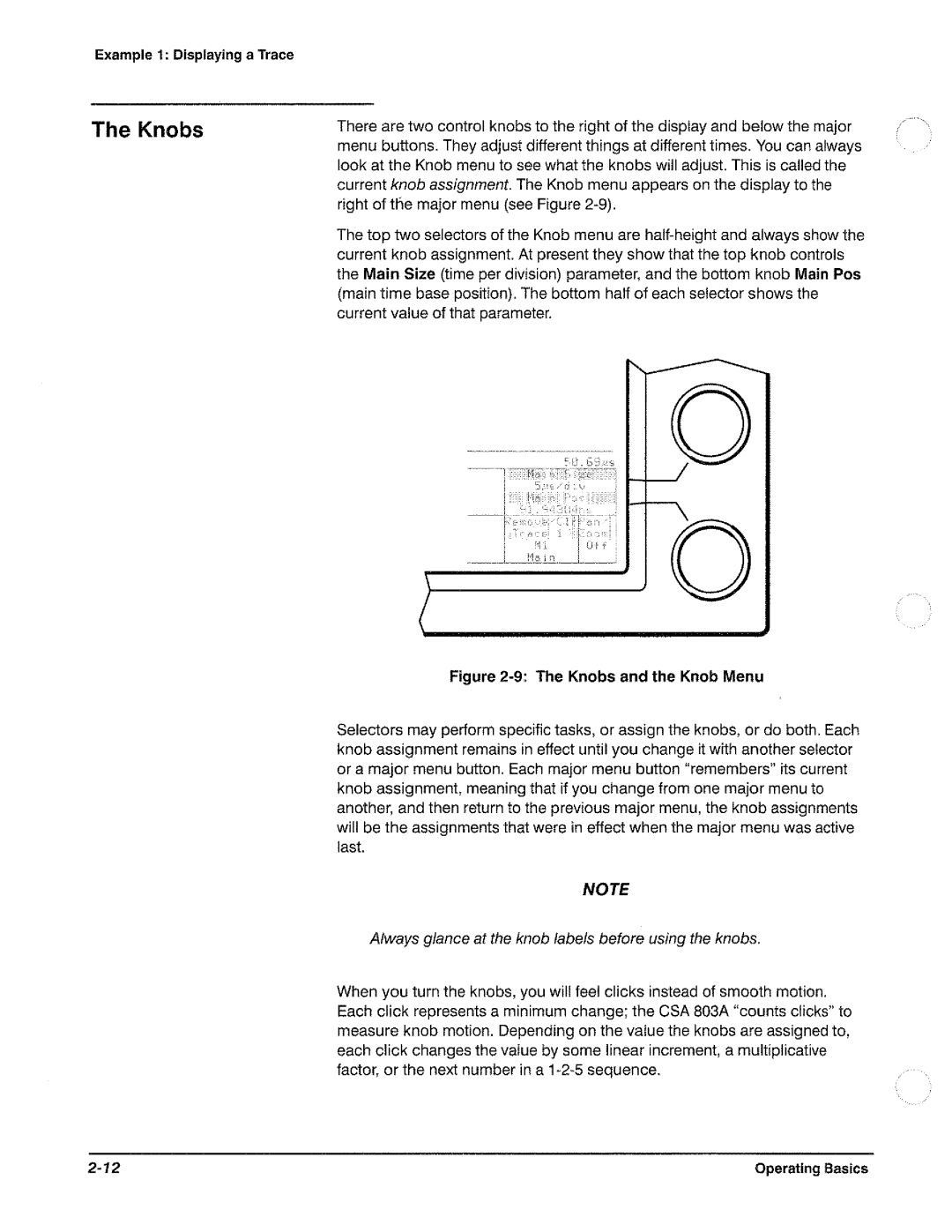 Tektronix CSA 803A manual 