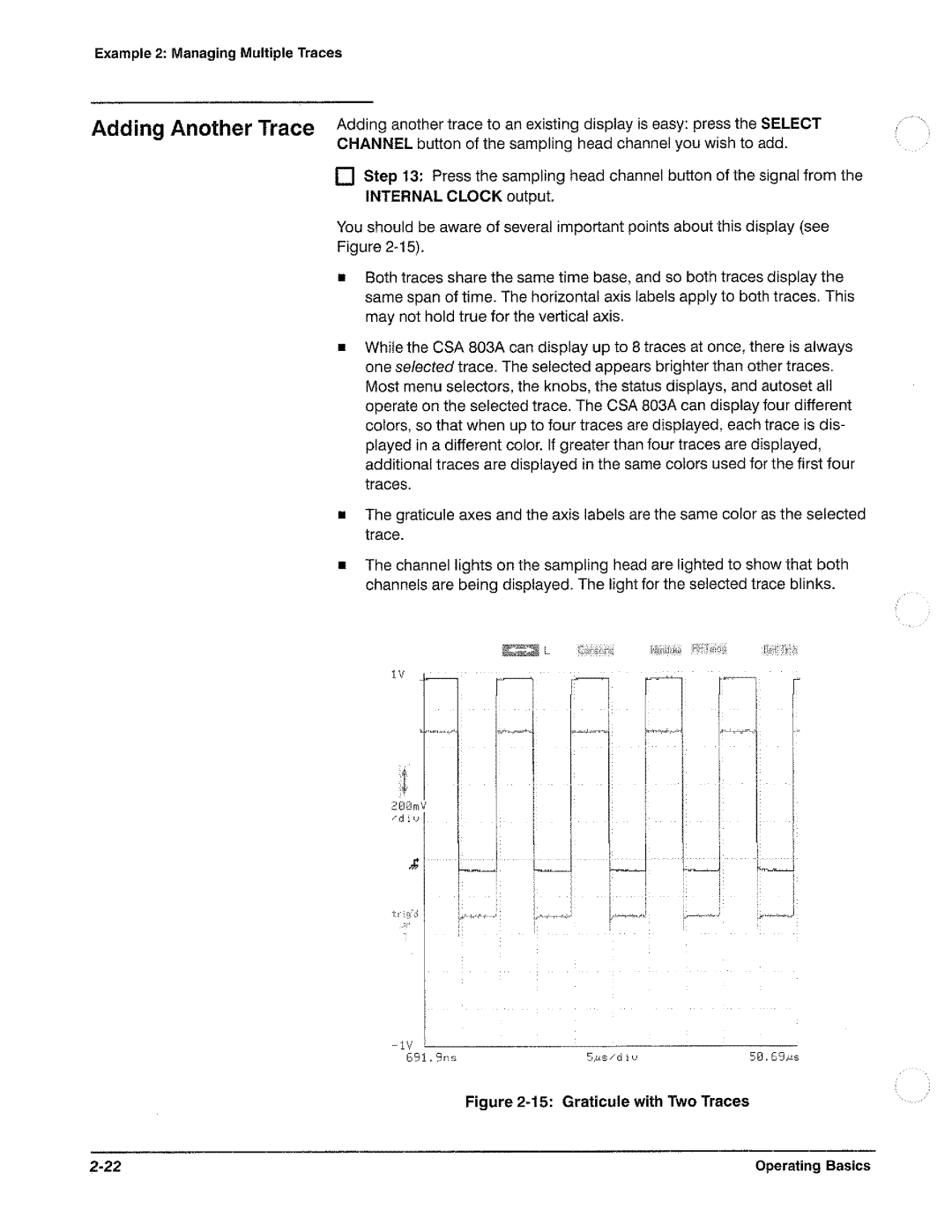 Tektronix CSA 803A manual 