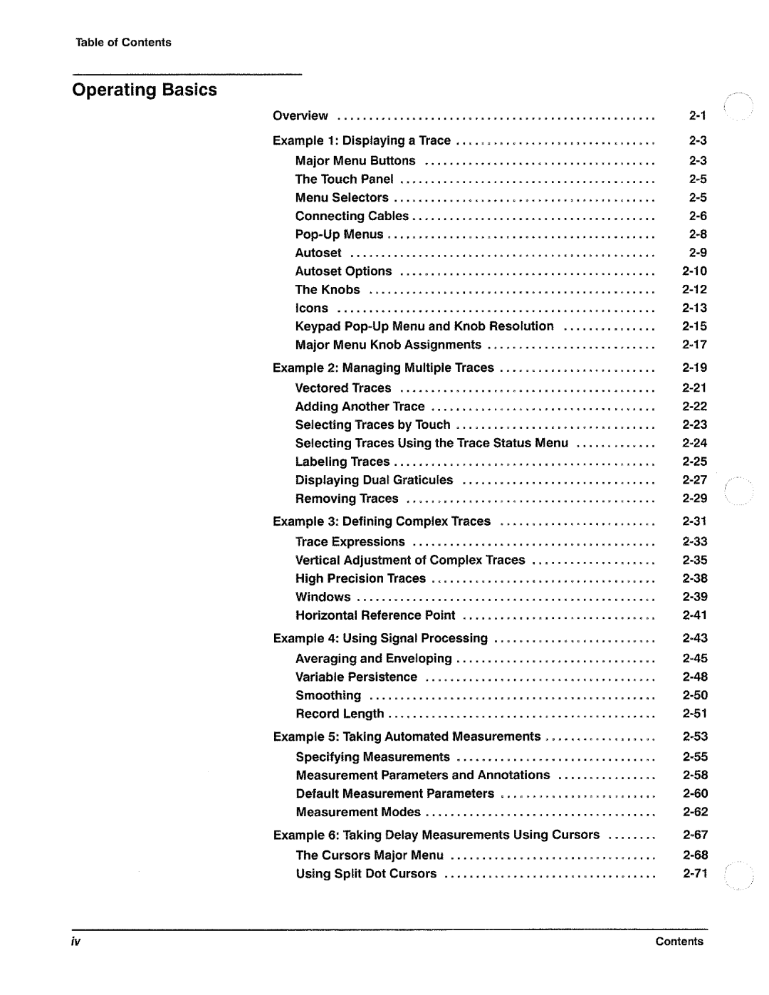 Tektronix CSA 803A manual 