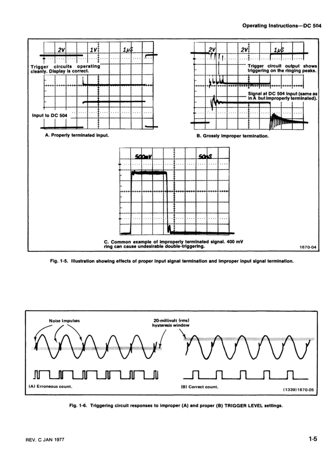 Tektronix DC 504 manual 