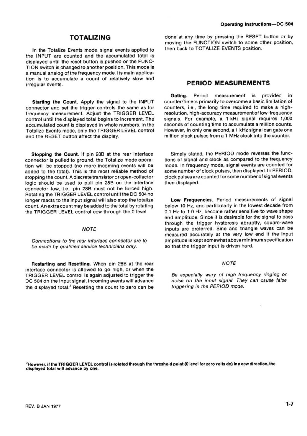 Tektronix DC 504 manual 