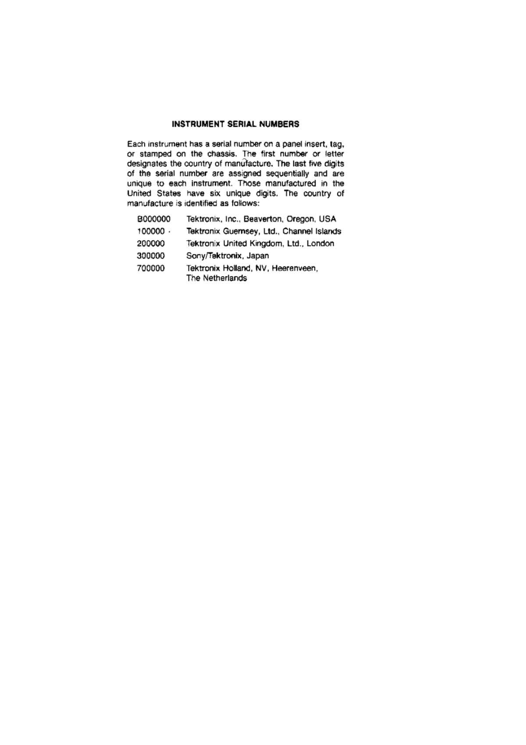 Tektronix DC 504 manual 