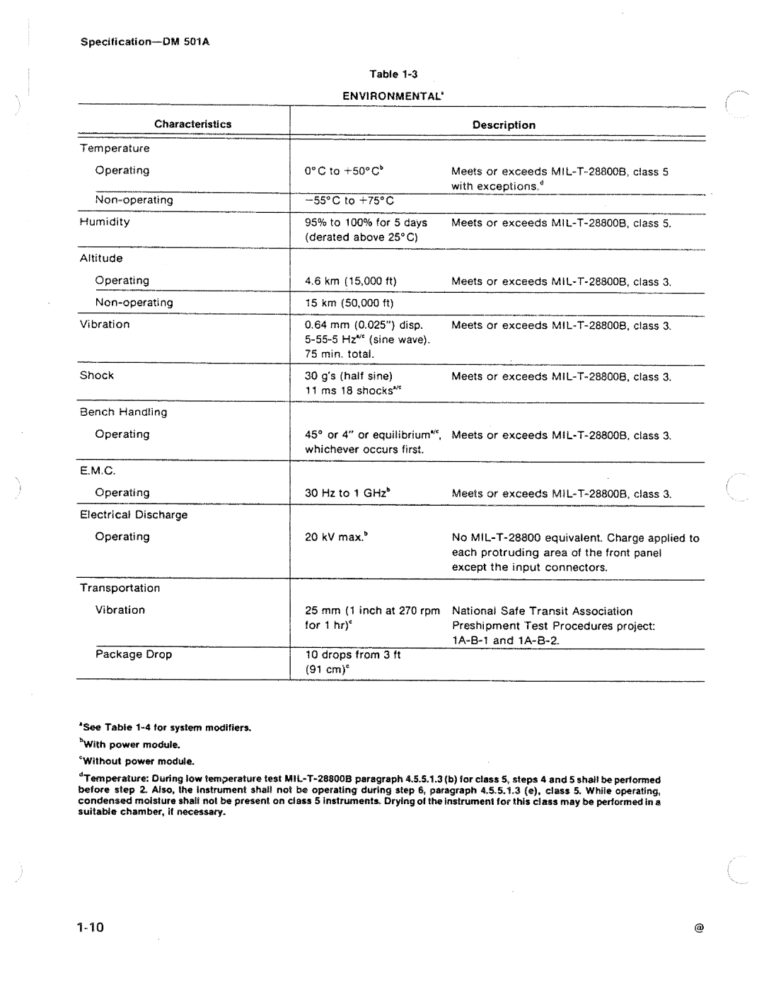 Tektronix DM 501A manual 