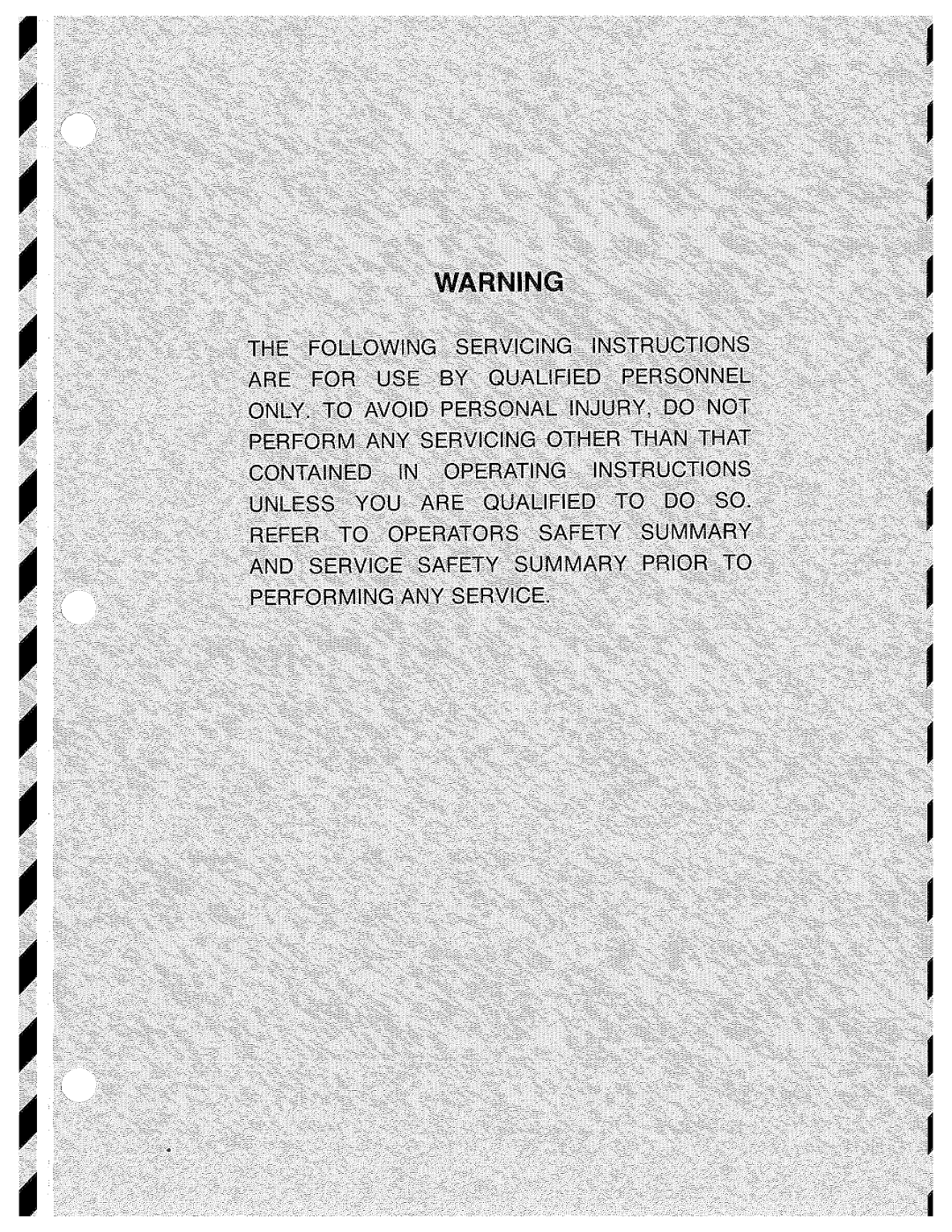 Tektronix DM 501A manual 